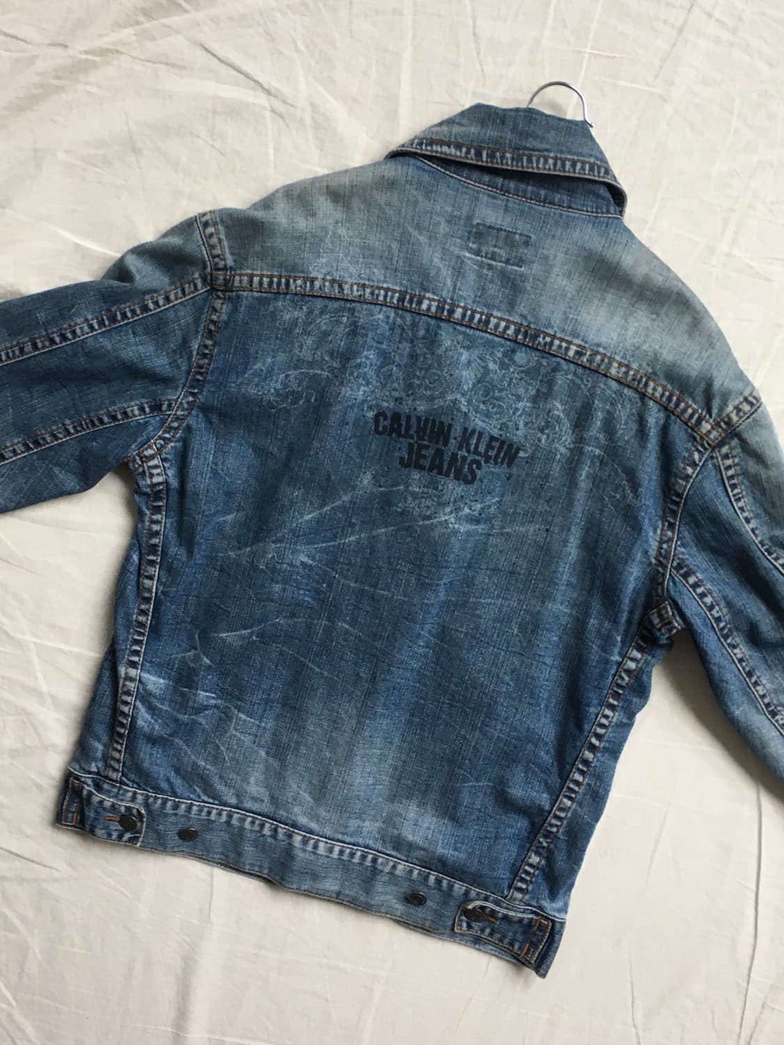 캘빈클라인 백스펠 데님자켓 상품이미지4