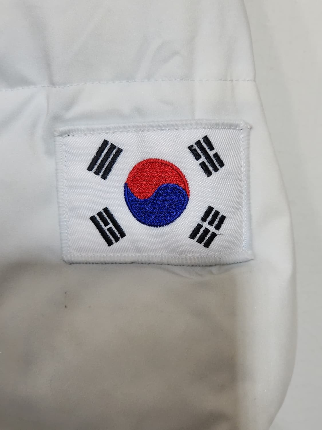 (M) 노스페이스 패딩점퍼 화이트 평창올림픽 다운자켓 태극기  상품이미지5