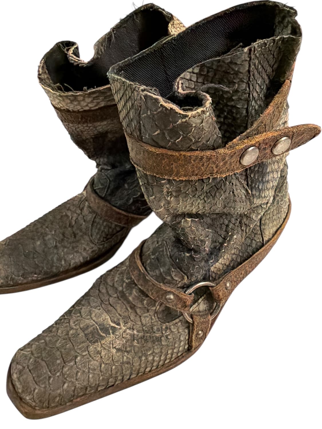 ALFREDO BANNISTER Alligator Snake Boots 상품이미지4
