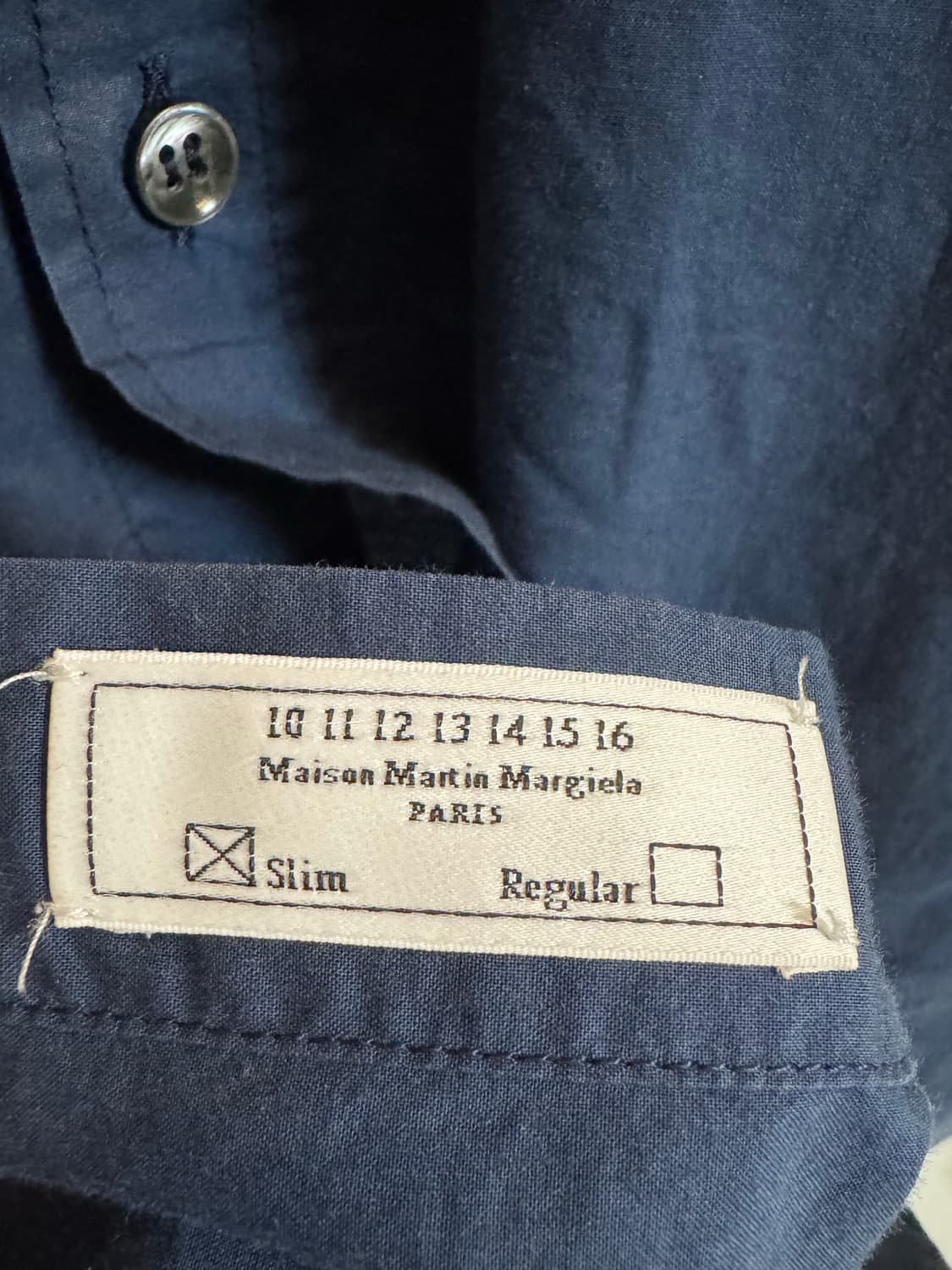 [44] 마르지엘라 네이비 셔츠  상품이미지4
