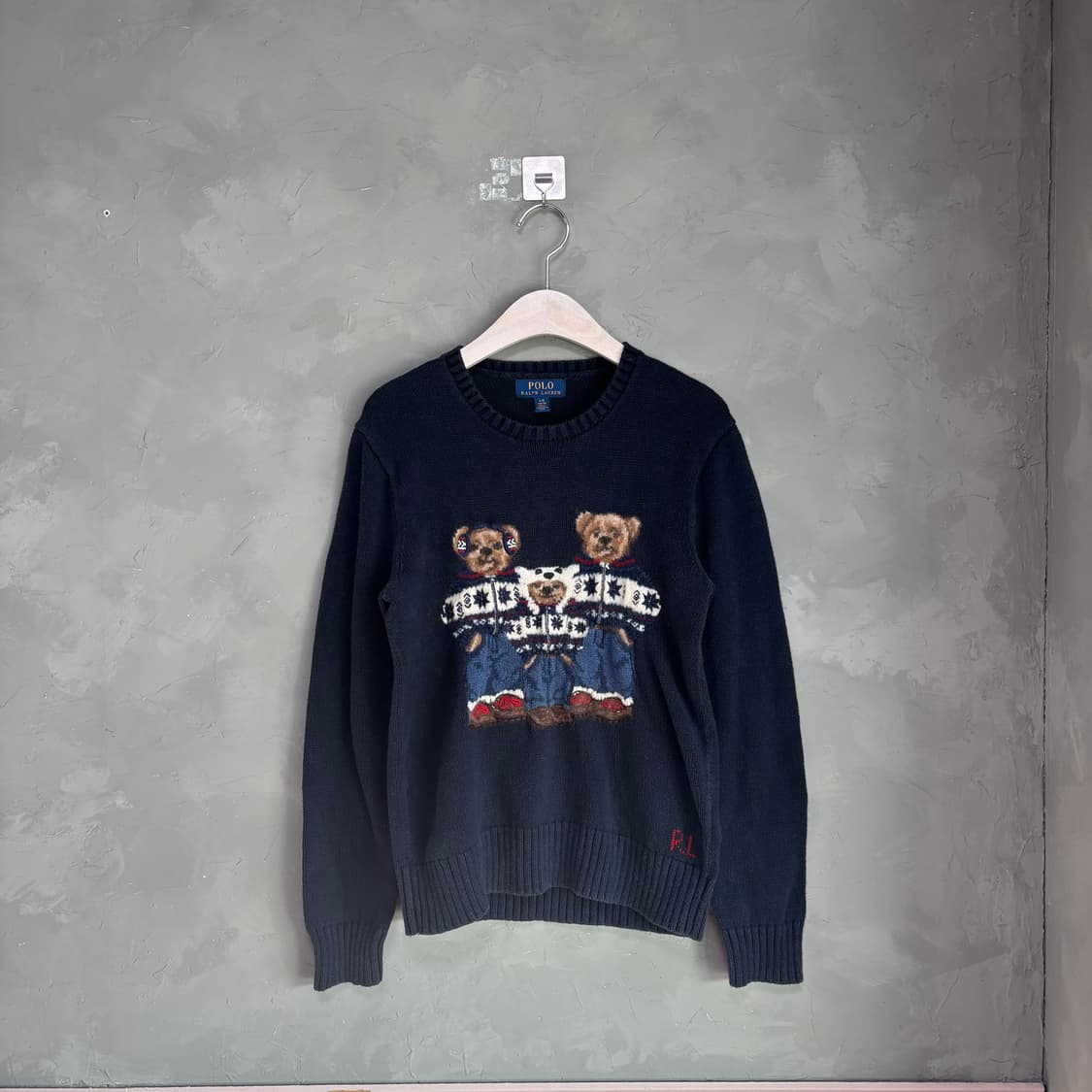 폴로 랄프로렌 폴로베어 니트 네이비 상품이미지1