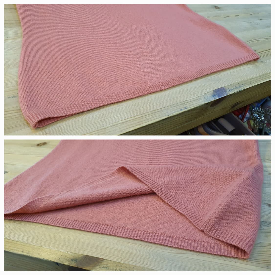 55.버버리 캐시미어 반팔니트 상품이미지4