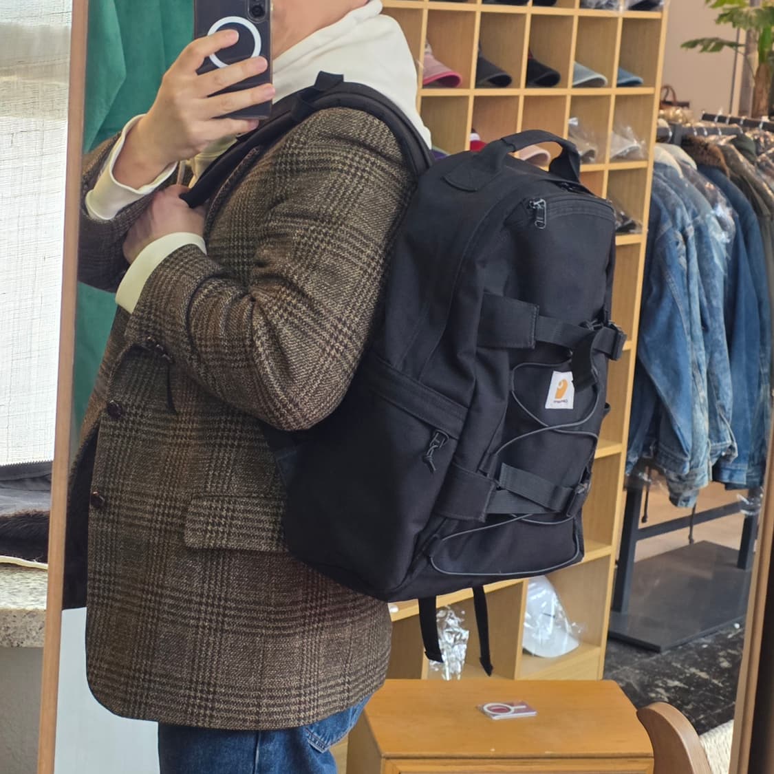 칼하트 블랙 백팩  상품이미지2