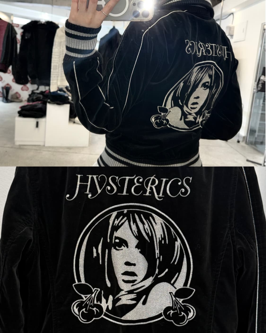 HYSTERIC GLAMOUR Spangle Logo Blouson   상품이미지8