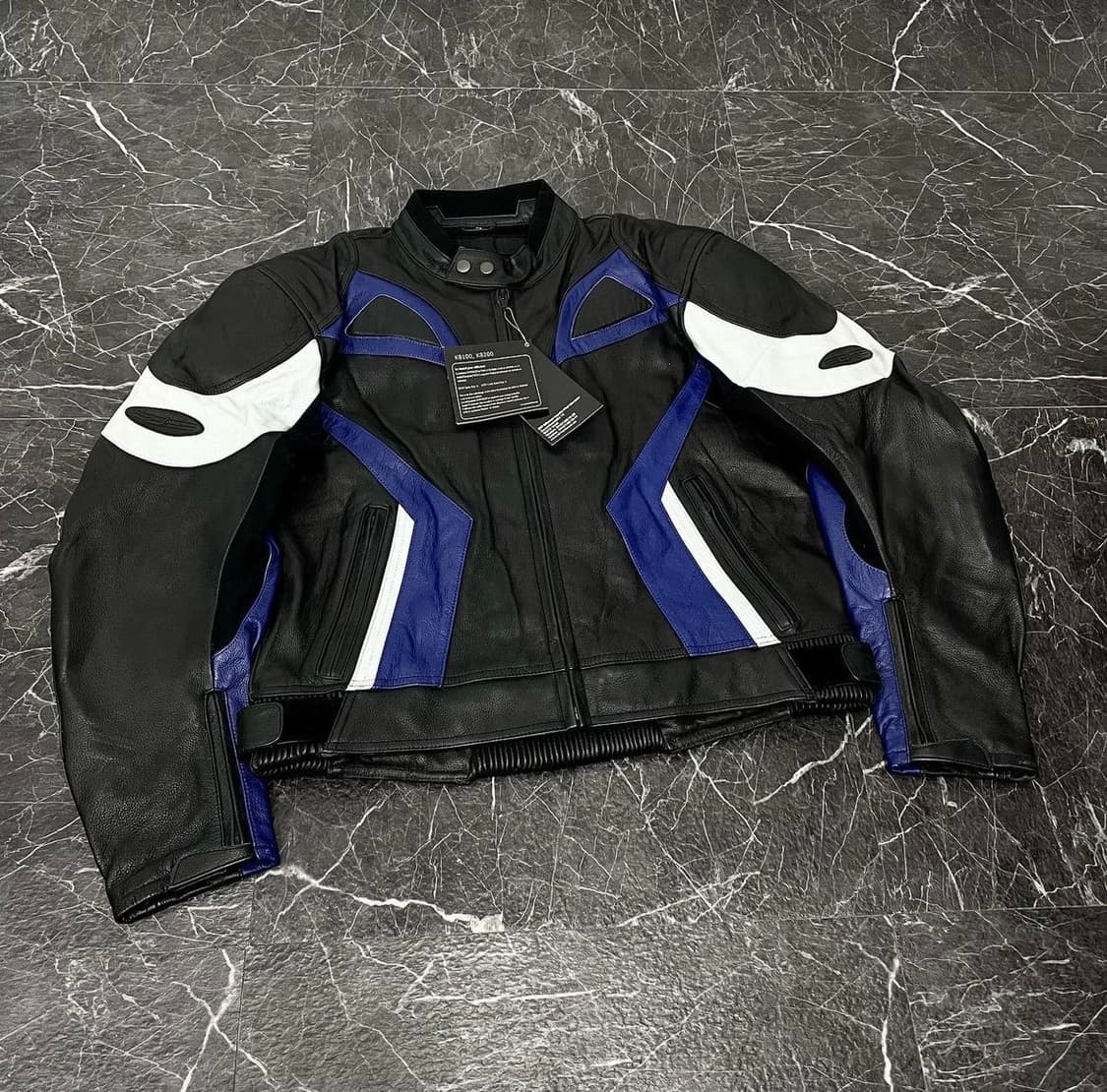 (새상품) XL BF 소가죽 레이싱 자켓 상품이미지1