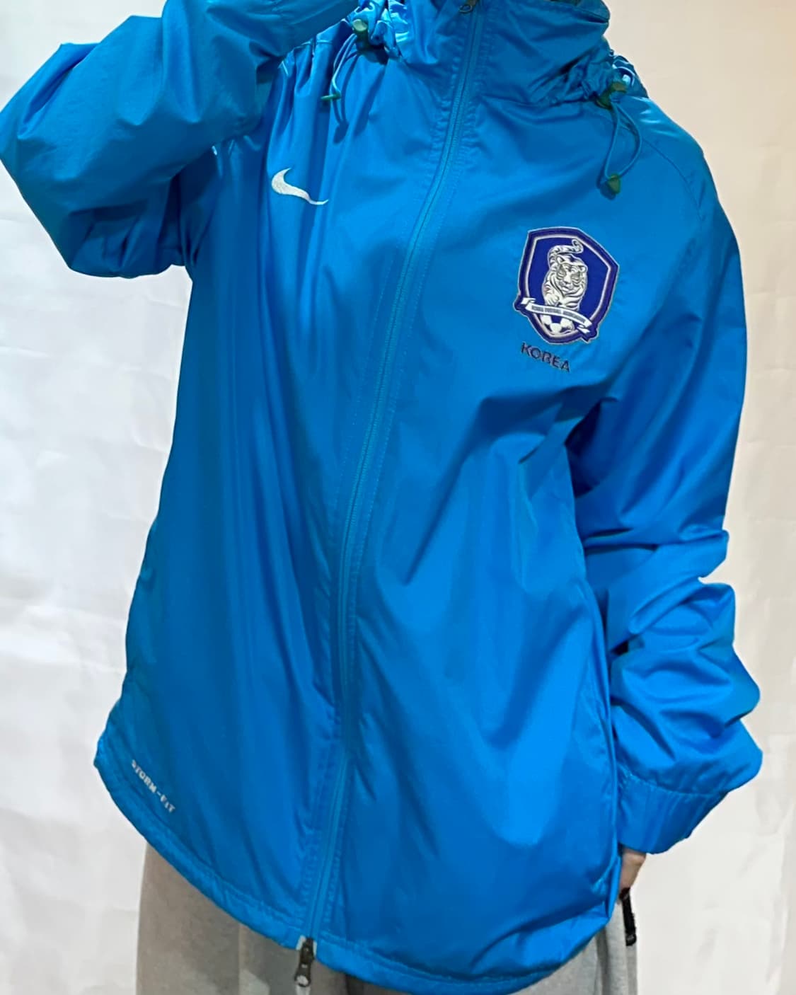 나이키 대한민국 국가대표 블루 후드 바람막이 상품이미지1