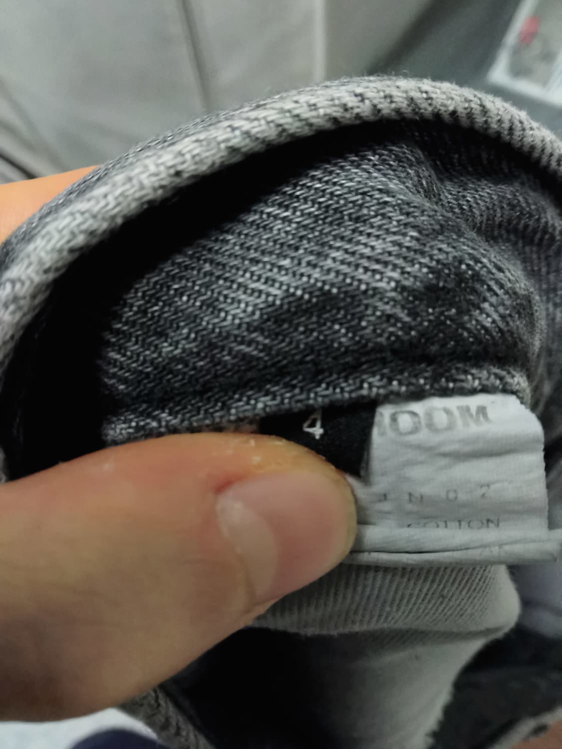 [4]해칭룸 와이드 커브진 워시드블랙 상품이미지5