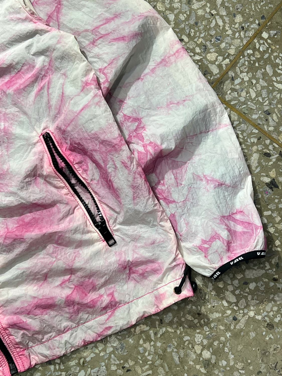 Diesel Tie-dye Nylon Hoodie Windbreaker  상품이미지5