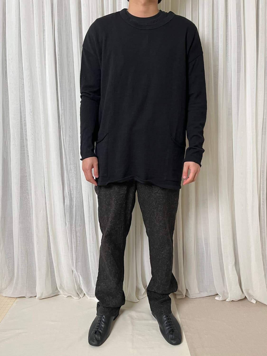 클라시카 22fw 니트 컷앤소 klasica 상품이미지2