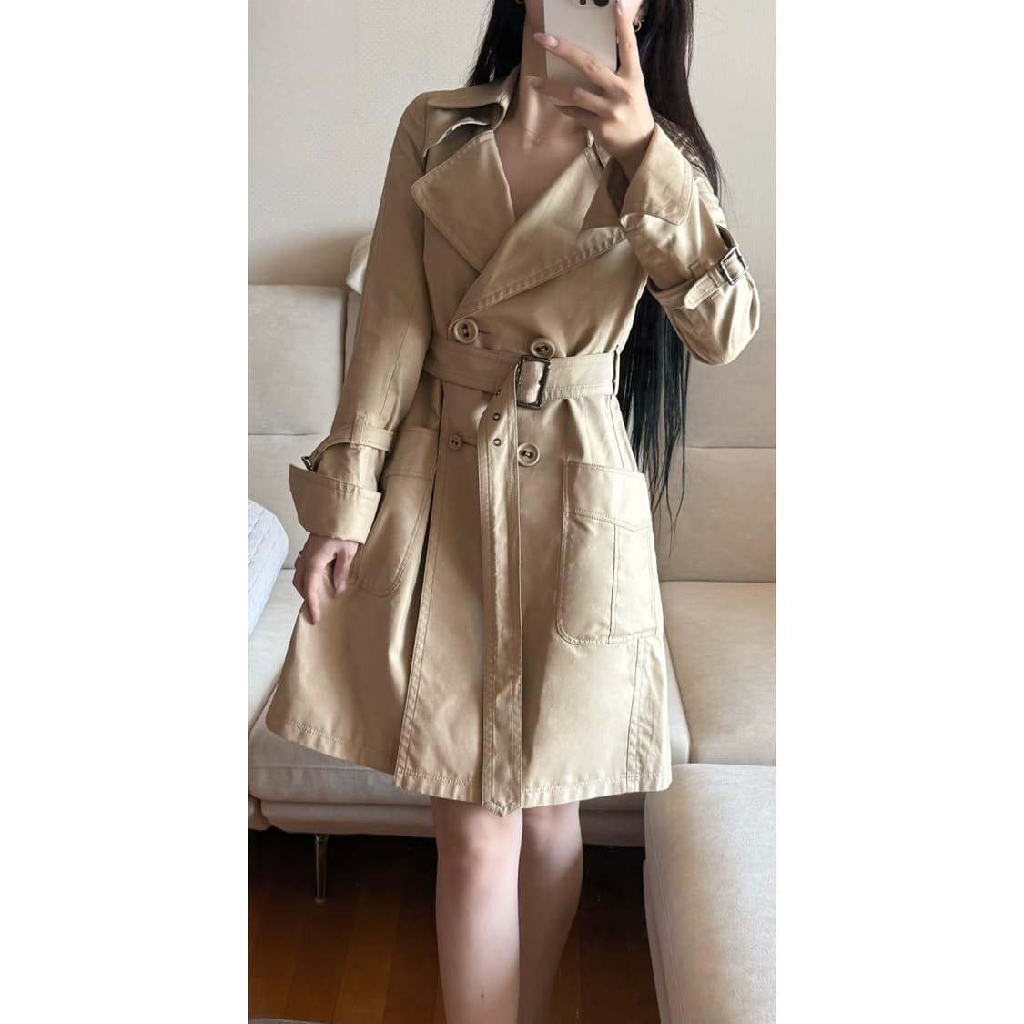 Burberry 버버리 블루라벨 트렌치 코트 상품이미지1