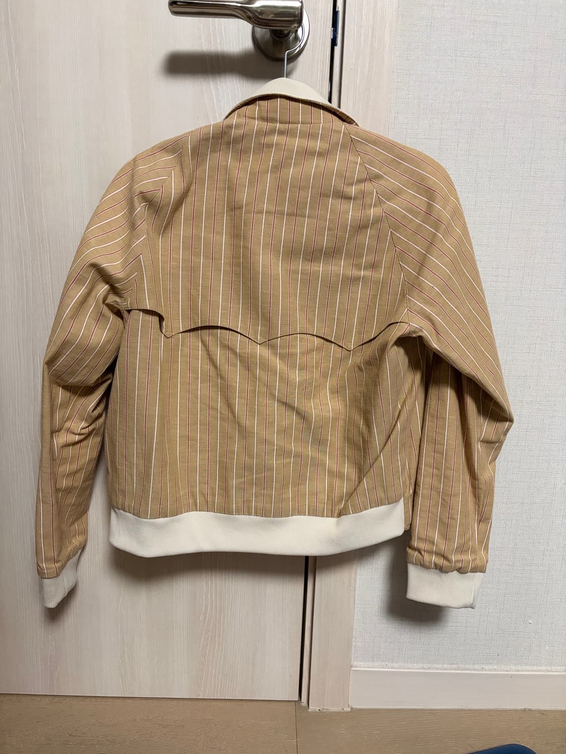 HERITAGE FLOSS(헤리티지 플로스) 스트라이프 해링턴 재킷 상품이미지3