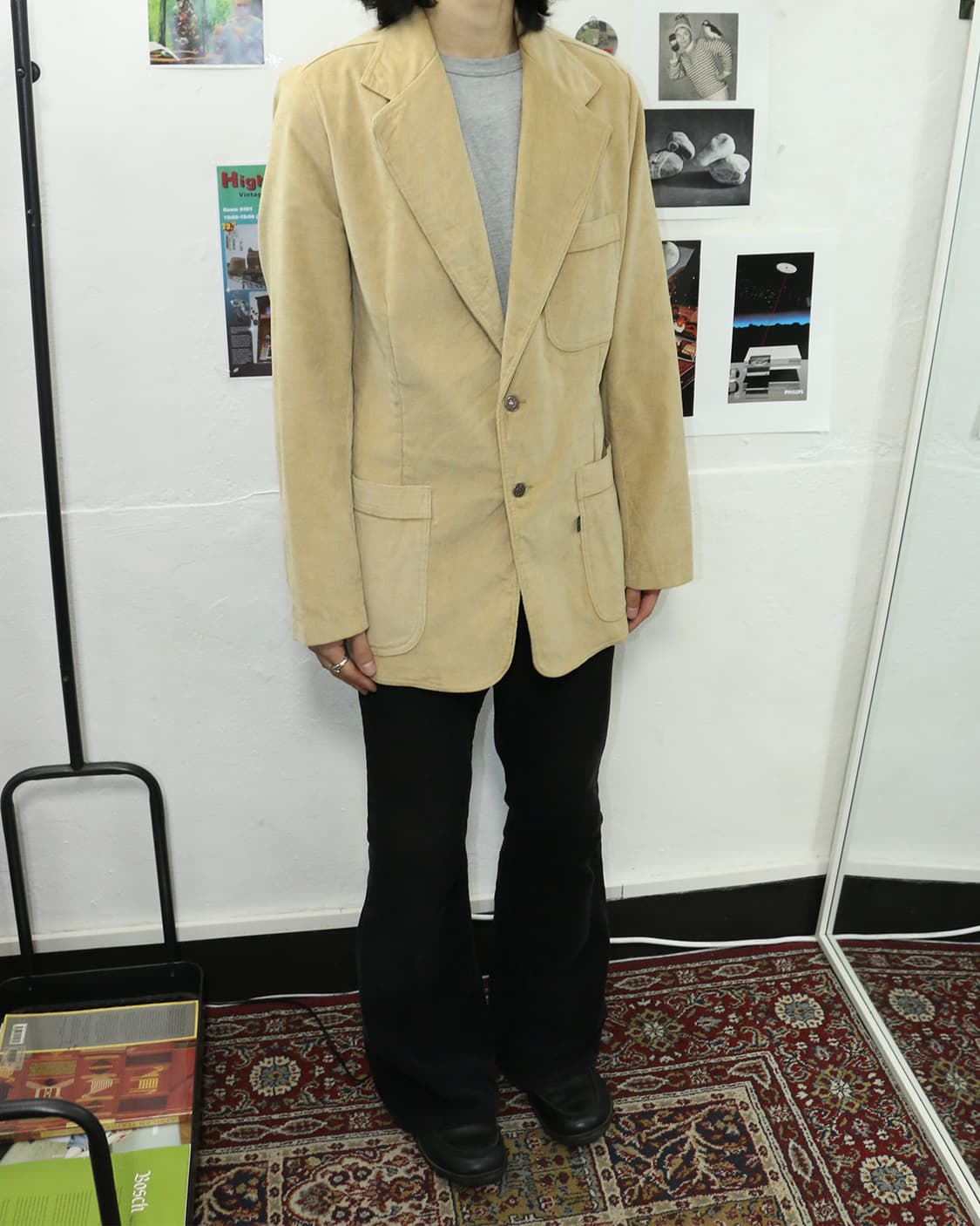 70s USA 리바이스 코듀로이 블레이저 자켓 상품이미지2