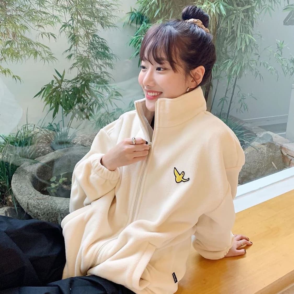 마크곤잘레스(MARK GONZALES) 아이보리 플리스 자켓 후리스 집업 상품이미지4