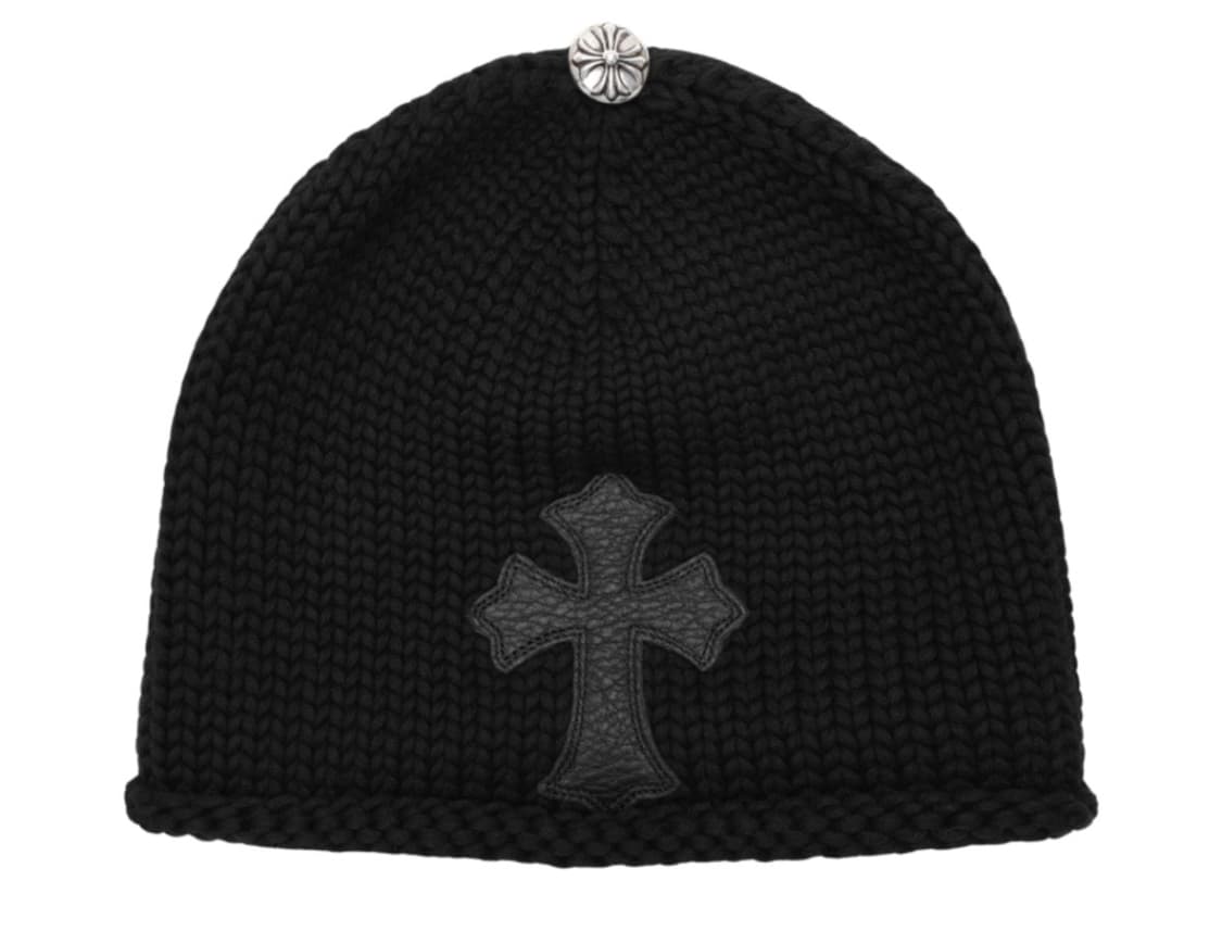 크롬하츠 크로스 레더 패치 비니 삽니더 상품이미지1