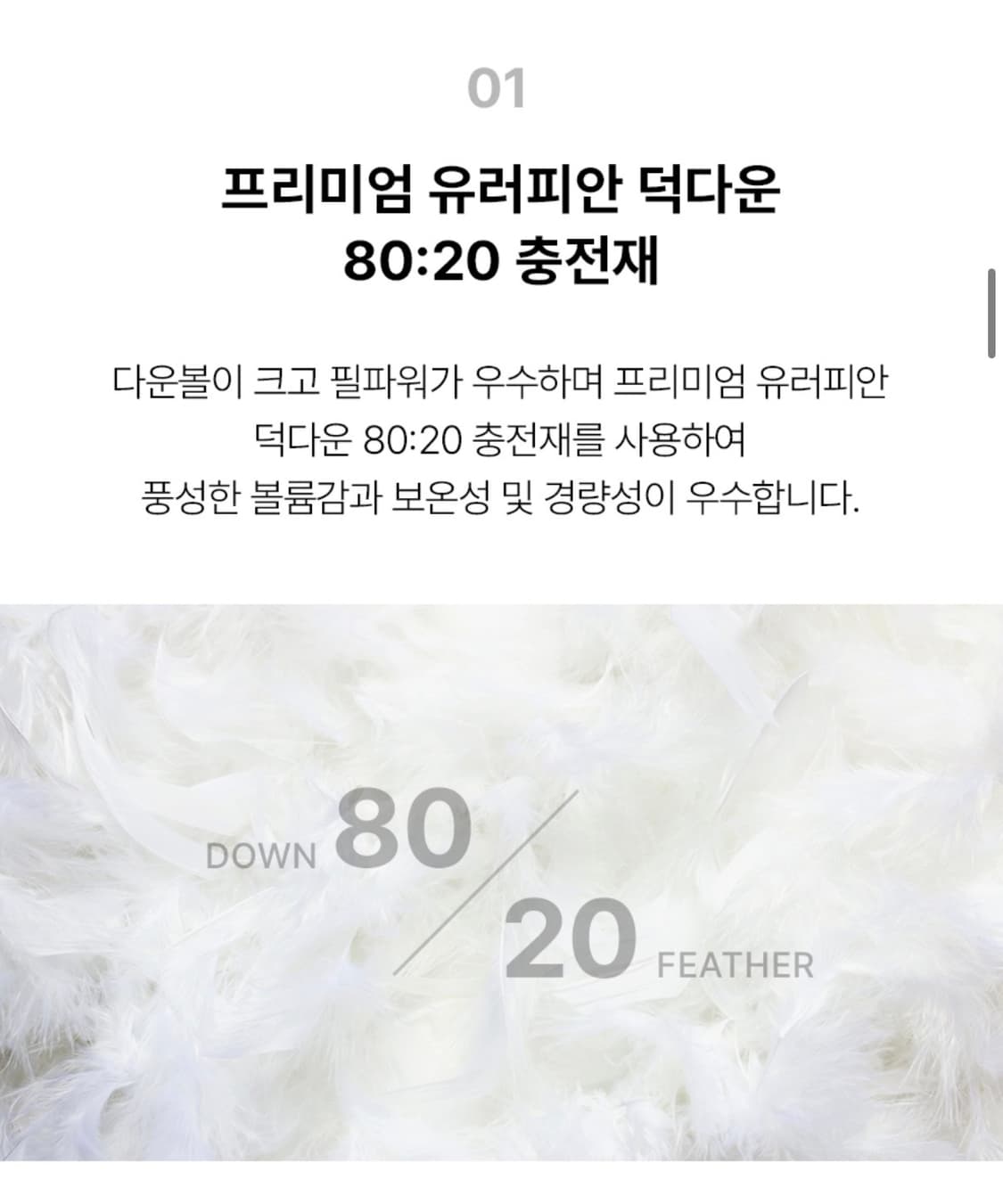 디스커버리 덕다운 유니 반슬리 다운 숏패딩 변우석 패딩 상품이미지3