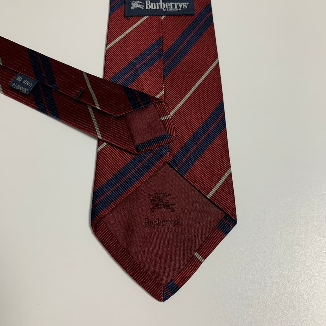 버버리(BURBERRY) 스트라이프 명품 100실크넥타이 8.9cm 상품이미지6