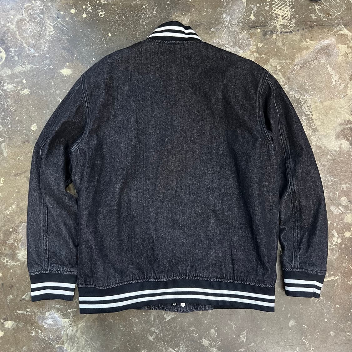 100) 마크엠 데님 바시티자켓 스타디움자켓 야구점퍼 상품이미지5