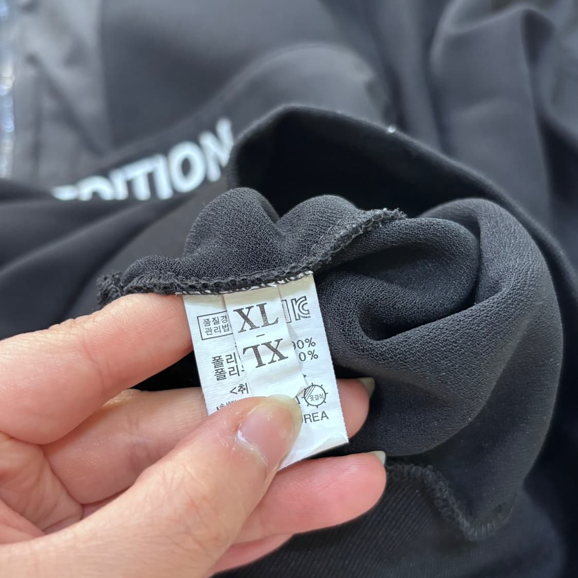 XL 실측확인 빈티지 남성 블랙 하프집업 티셔츠 0623E2 상품이미지3