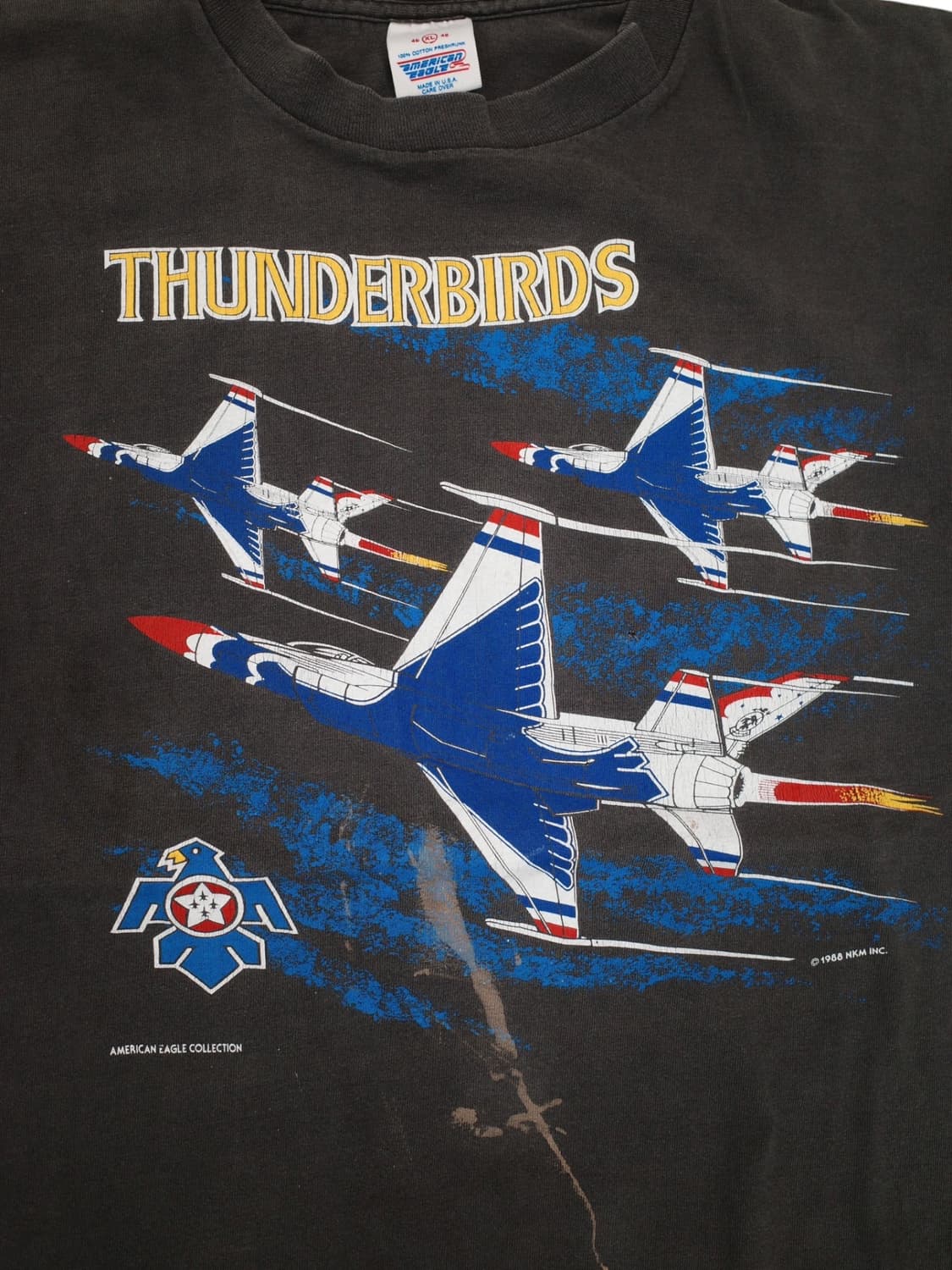 80‘s 미국 전투기 F-16 티셔츠 상품이미지2