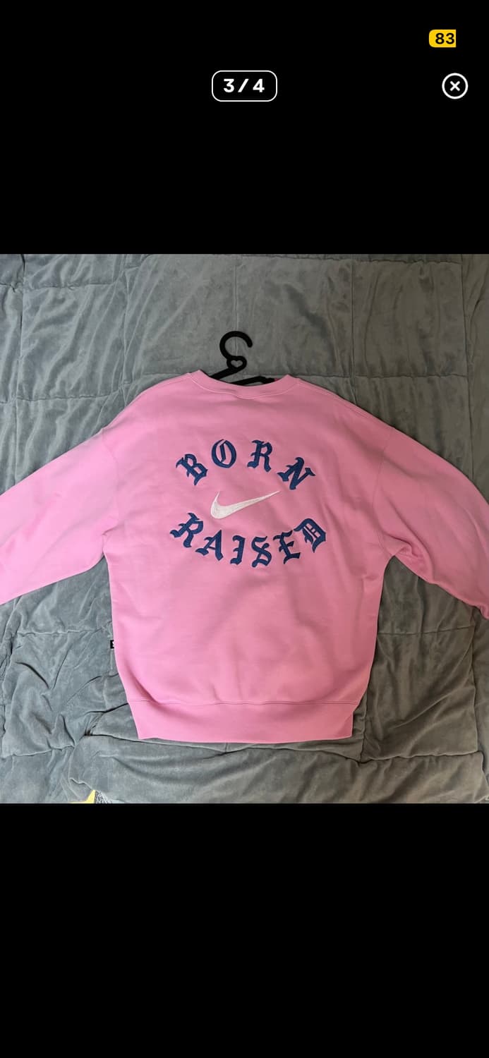 나이키 본앤레이즈드 스웻셔츠 s 상품이미지1