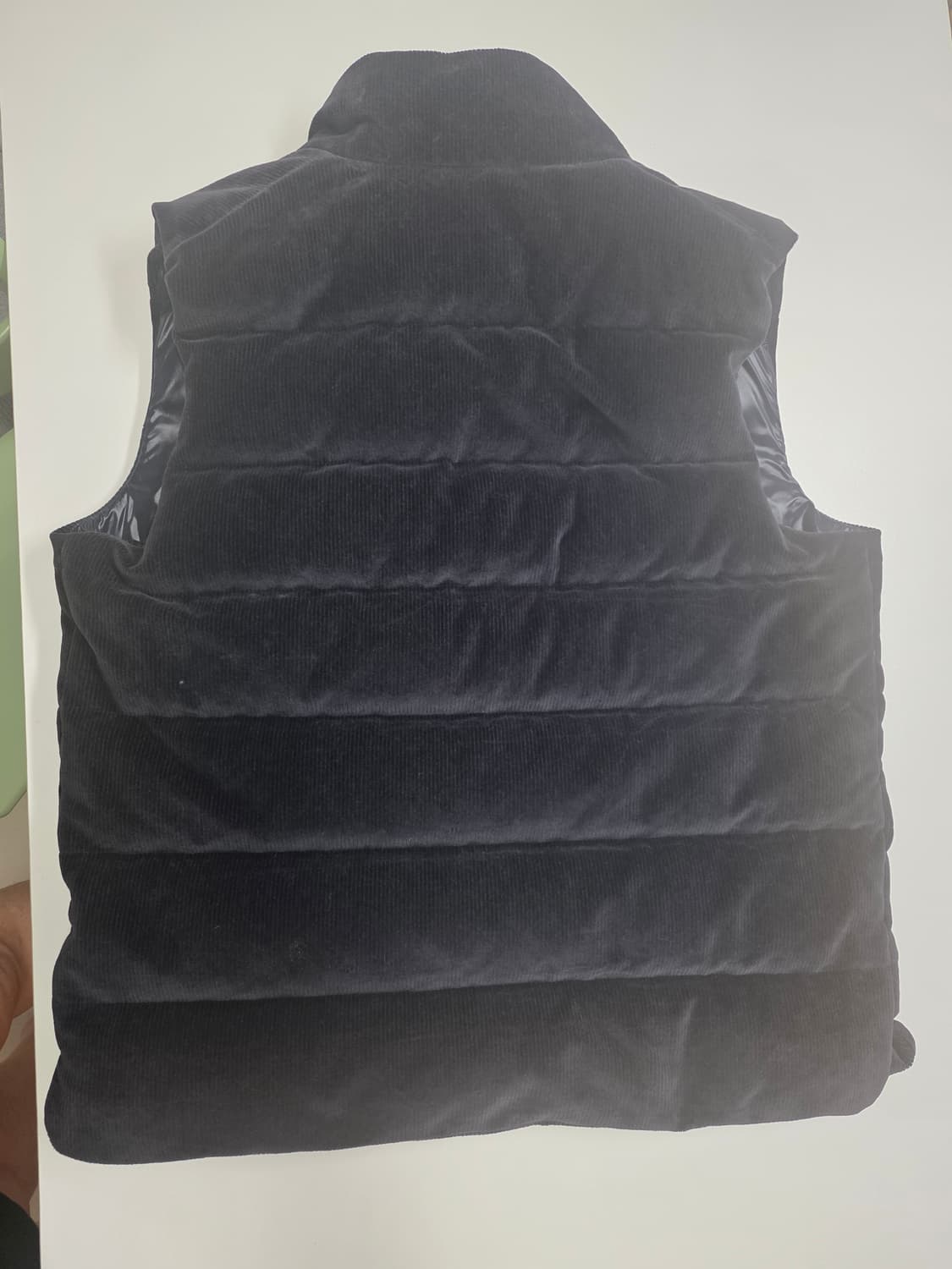 몽클레르 남성 코듀로이 패딩베스트 네이비5사이즈 상품이미지2