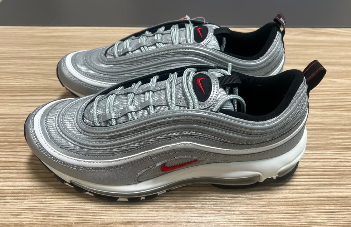 나이키 에어맥스 97 OG 실버 레드 265 상품이미지1