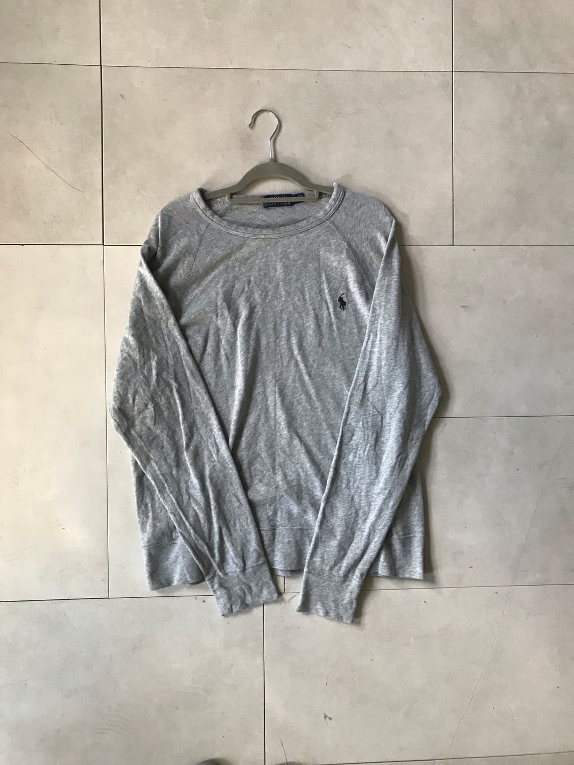 폴로 그레이 맨투맨 상품이미지6