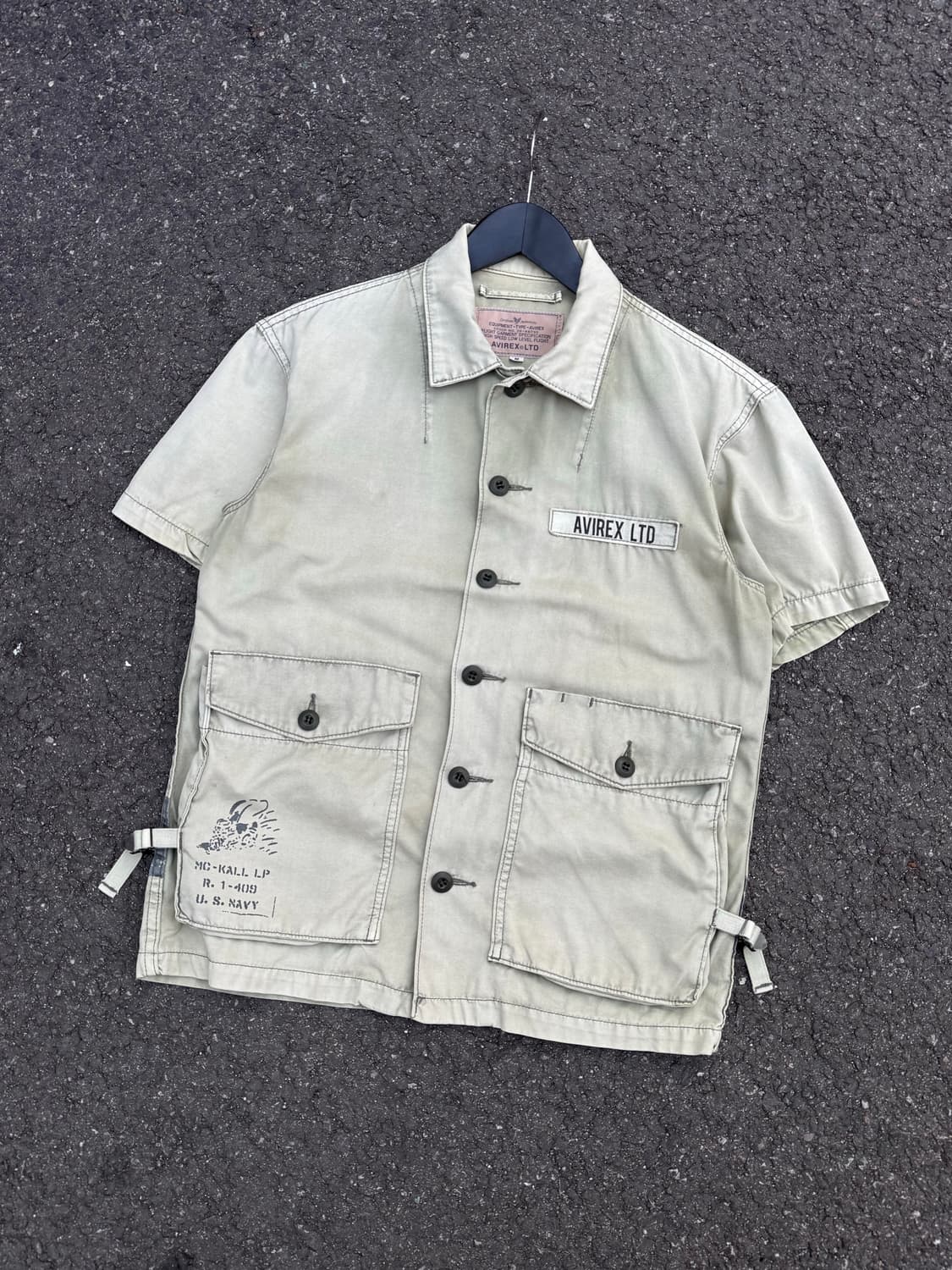 아비렉스 밀리터리 USN 포켓 셔츠  상품이미지2