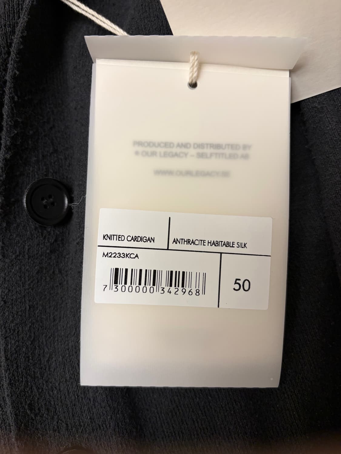 아워레가시 다크그레이 헤비터블 실트 가디건 상품이미지4