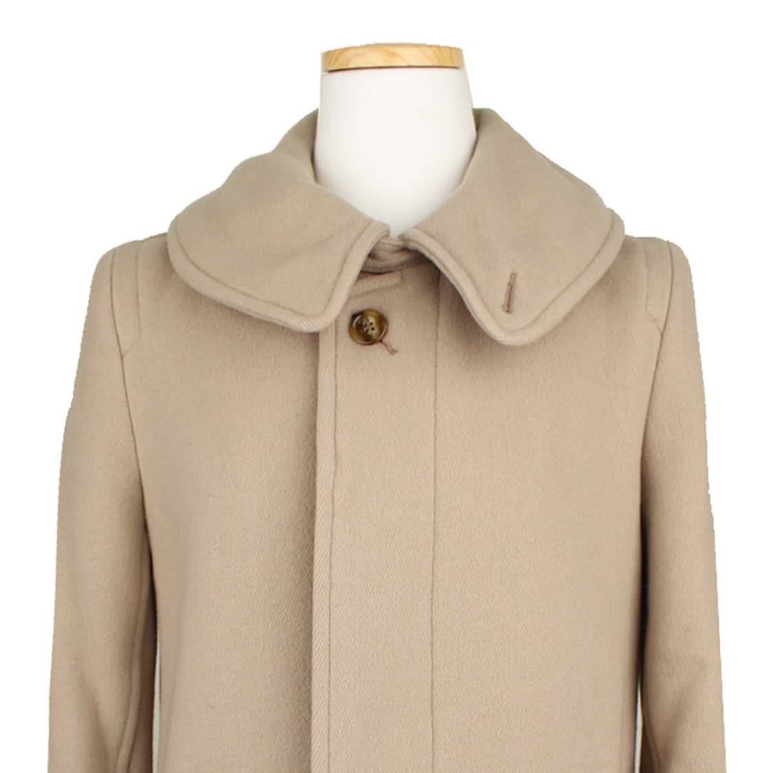 주카 라이트골드 울혼방 하프 코트(S) 상품이미지5