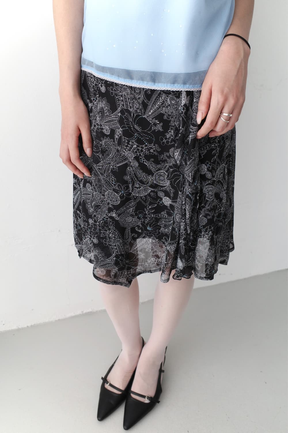 paisley frill skirt 상품이미지7