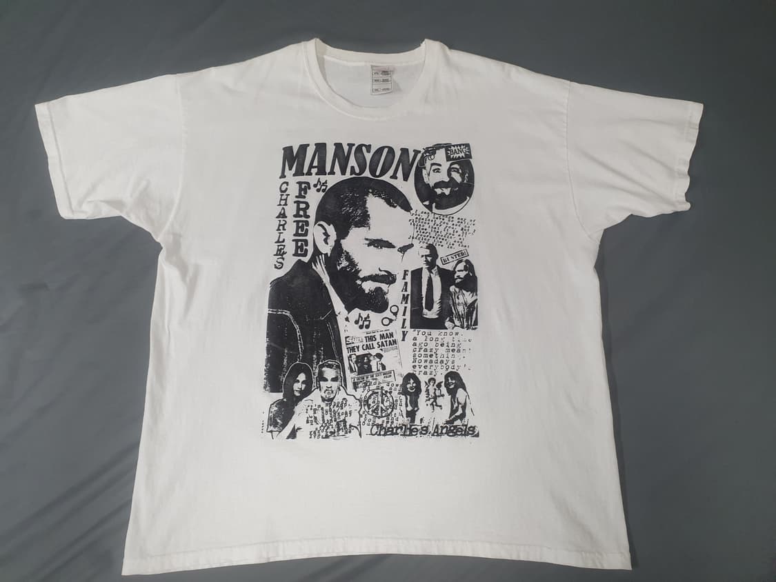 빈티지 찰스맨슨 티셔츠(2XL) 상품이미지1
