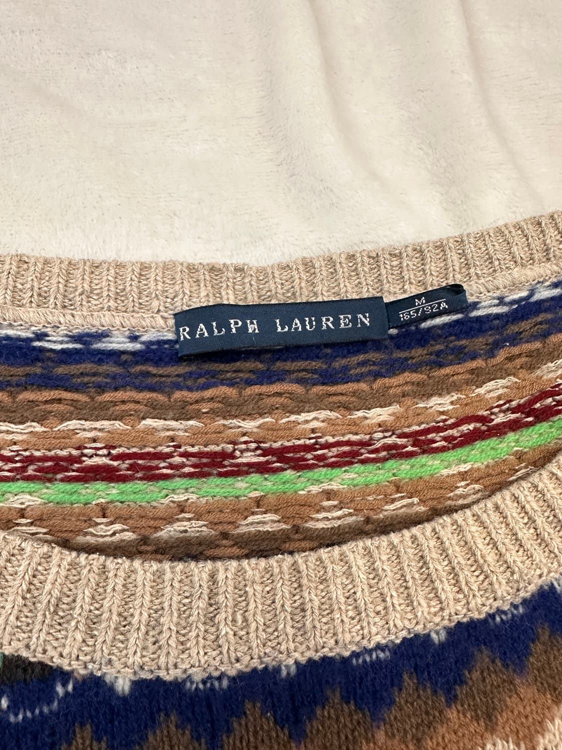 (M)폴로랄프로렌 실크캐시미어 페어아일 니트 상품이미지2