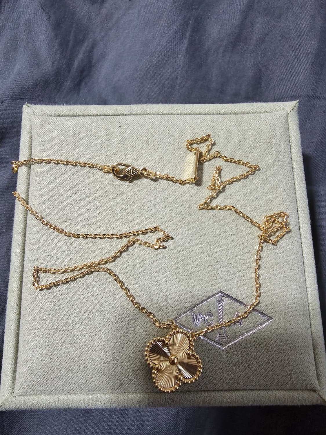 반클리프 옐골 기요세목걸이입니다 상품이미지1