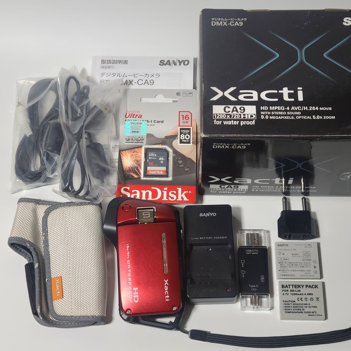 산요 작티 DMX-CA9 빈티지 캠코더 디카 디지털카메라 상품이미지2