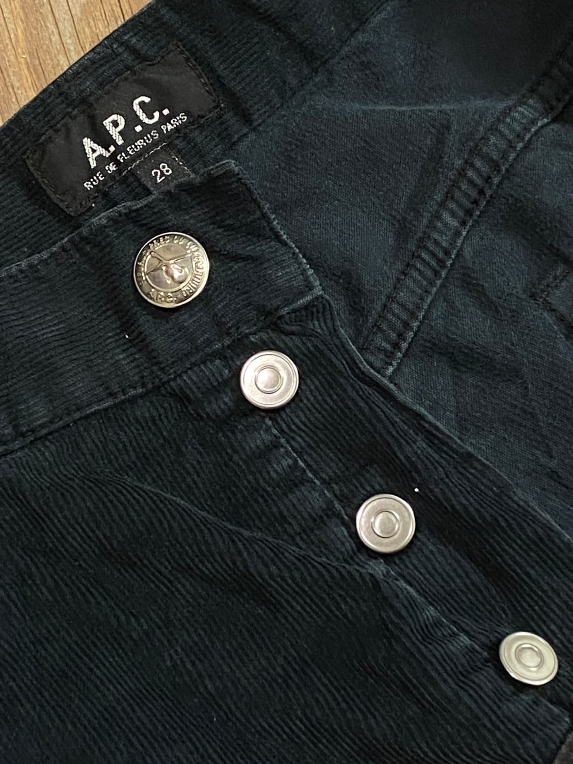 아페쎄 코듀로이 팬츠 다크 그린 28 상품이미지3