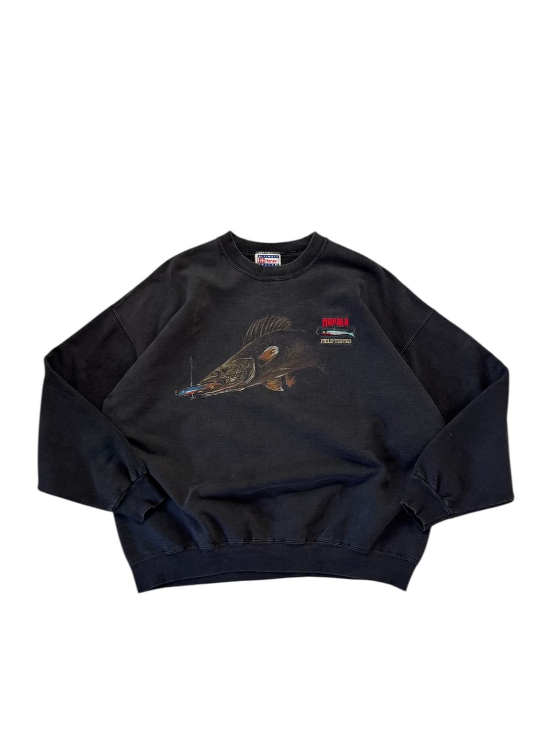 90s Hanes 피싱 스웻셔츠 상품이미지1