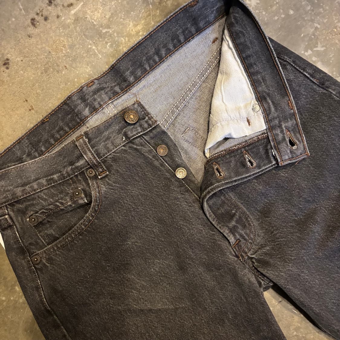 80년대 미국 리바이스 501 흑청 상품이미지6