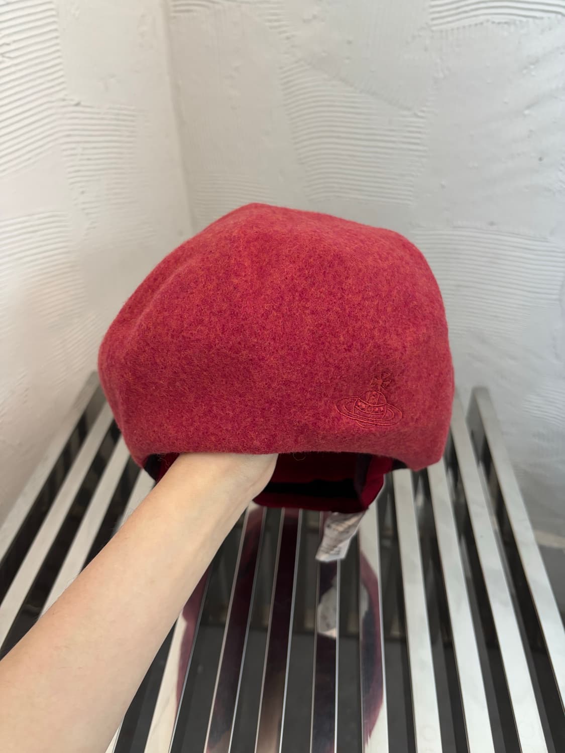 Vivienne Westwood 비비안웨스트우드 레드 베레모 상품이미지3