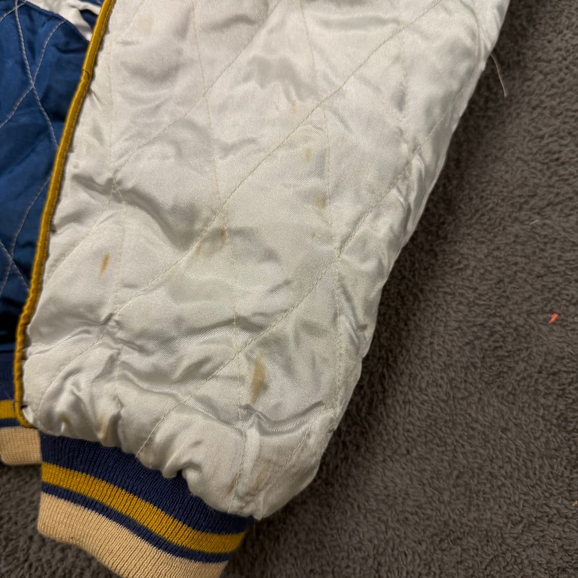 Jpn 일본 빈티지 리버시블 벨벳 자수 스카잔 자켓 상품이미지8