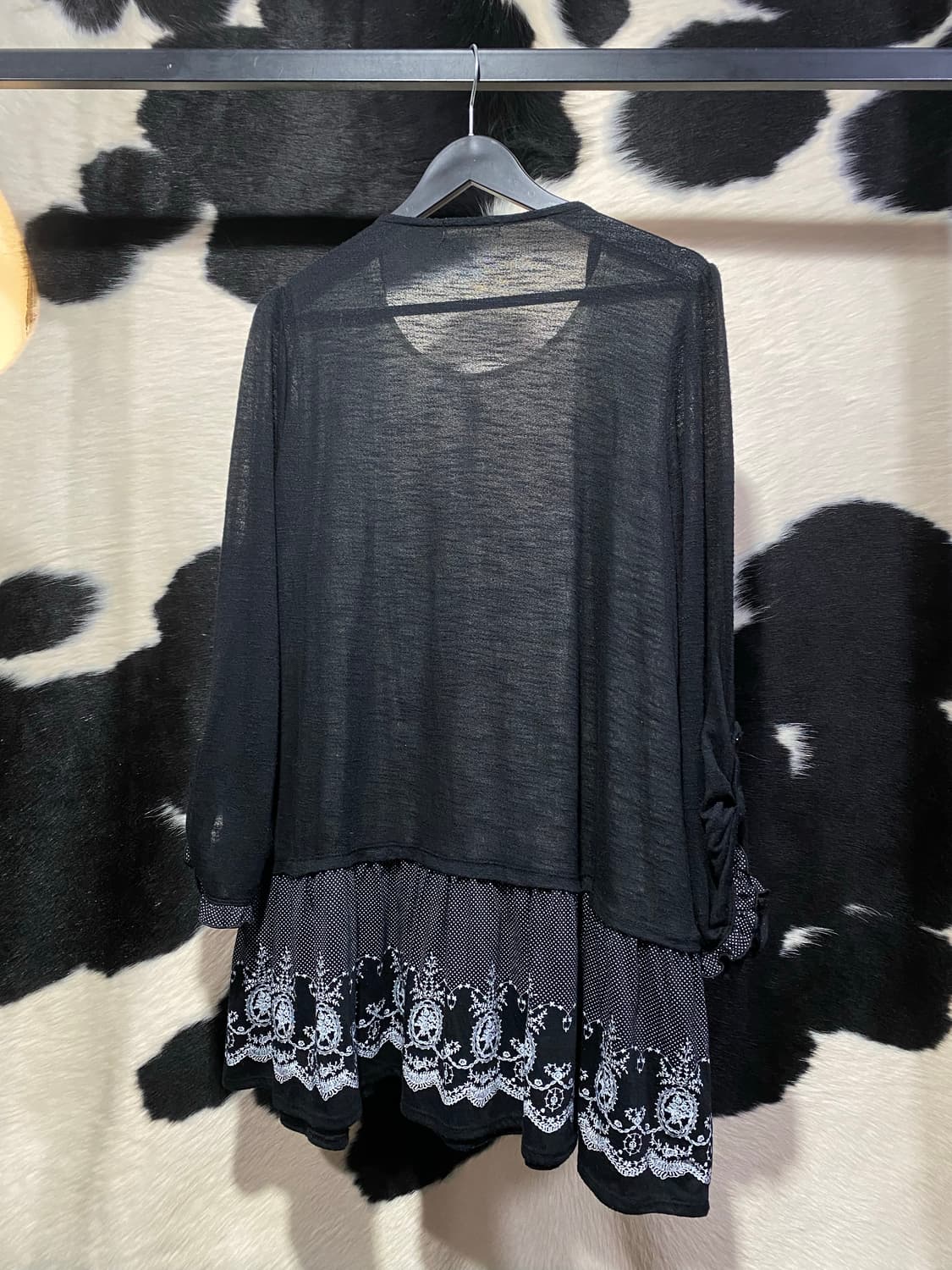 Naturalstore calof 가디건 레이어드 롱슬리브 상품이미지4