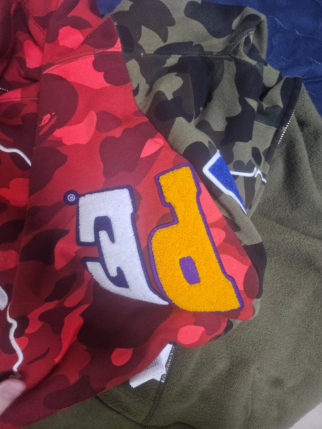 베이프 아수라 카모 그린/레드 상품이미지5