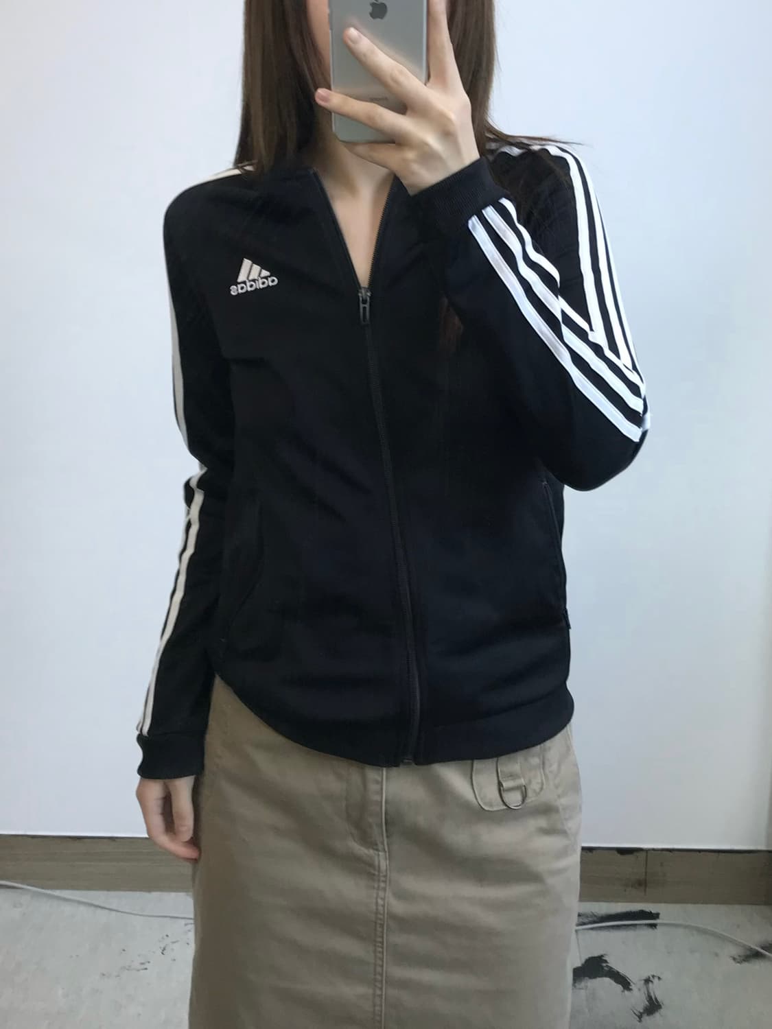 아디다스 블랙 트랙탑 져지 상품이미지1