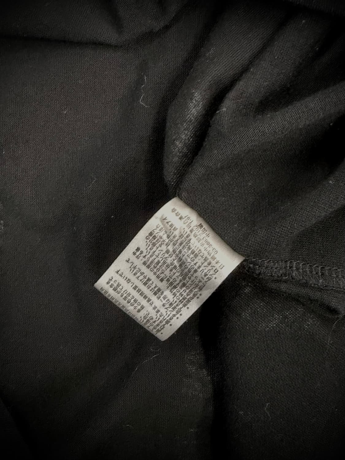 앞판 걸프린팅 등판 영국국기 레이스 언발 블랙 반팔 상품이미지6