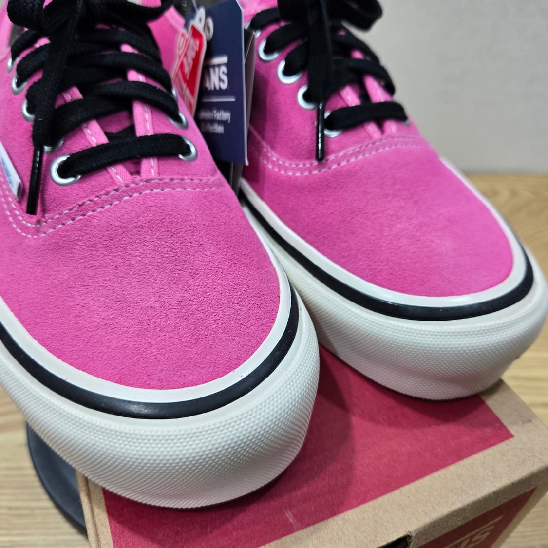 260 반스 애너하임 44dx 어센틱 스웨이드핑크 상품이미지5