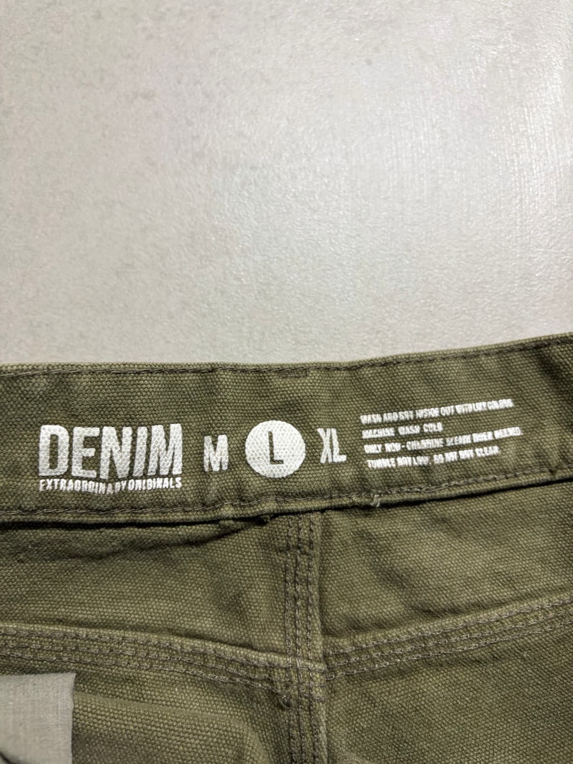 엑스트라오디너리 카펜터 피그먼트 팬츠 카키 L 상품이미지6