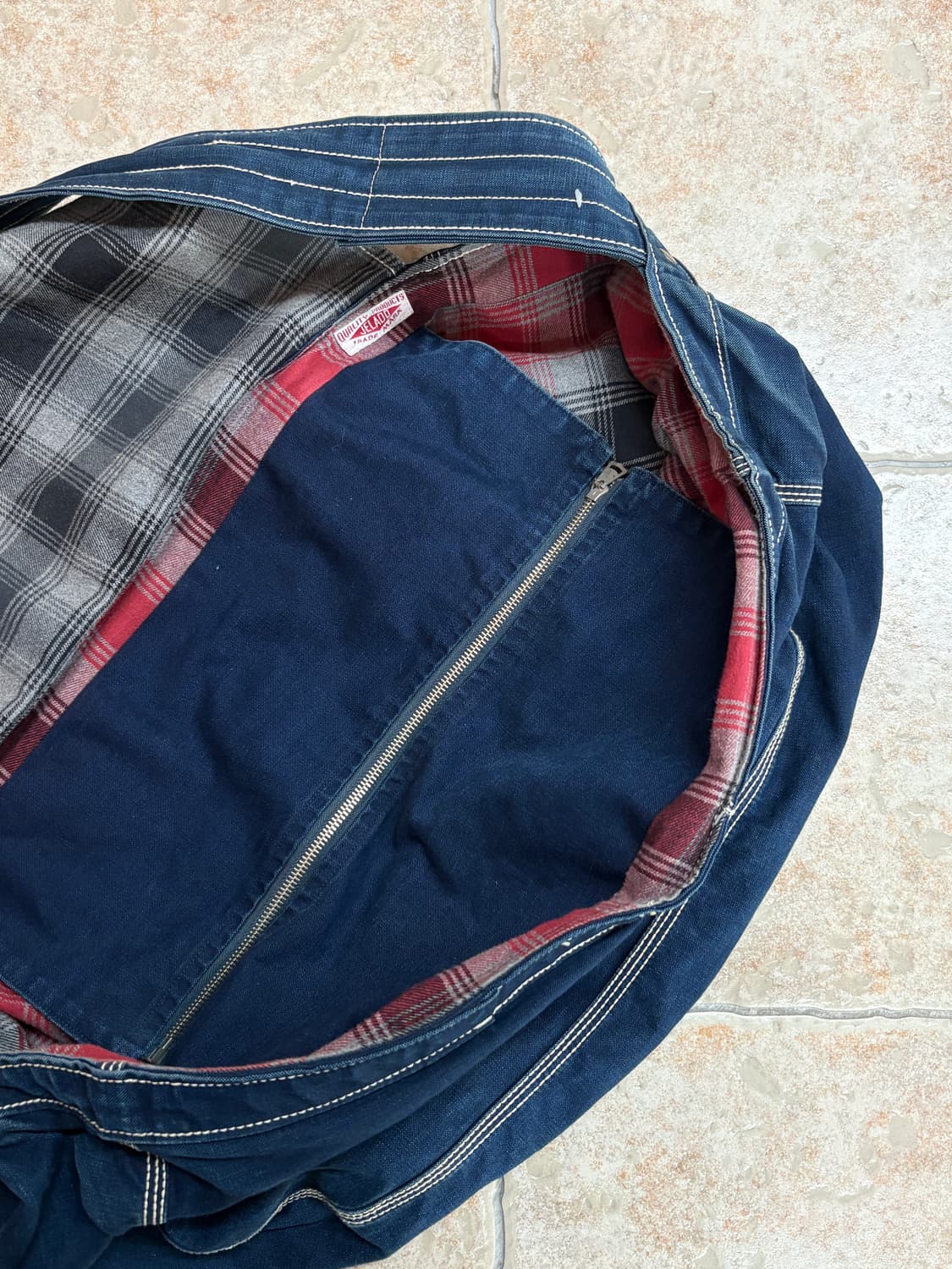 Jerado canvas messenger bag USN 상품이미지4