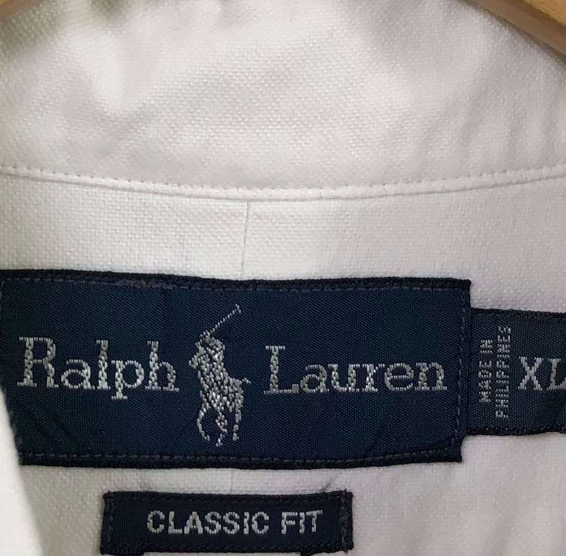 XL 폴로 옥스포드 화이트 셔츠 상품이미지3