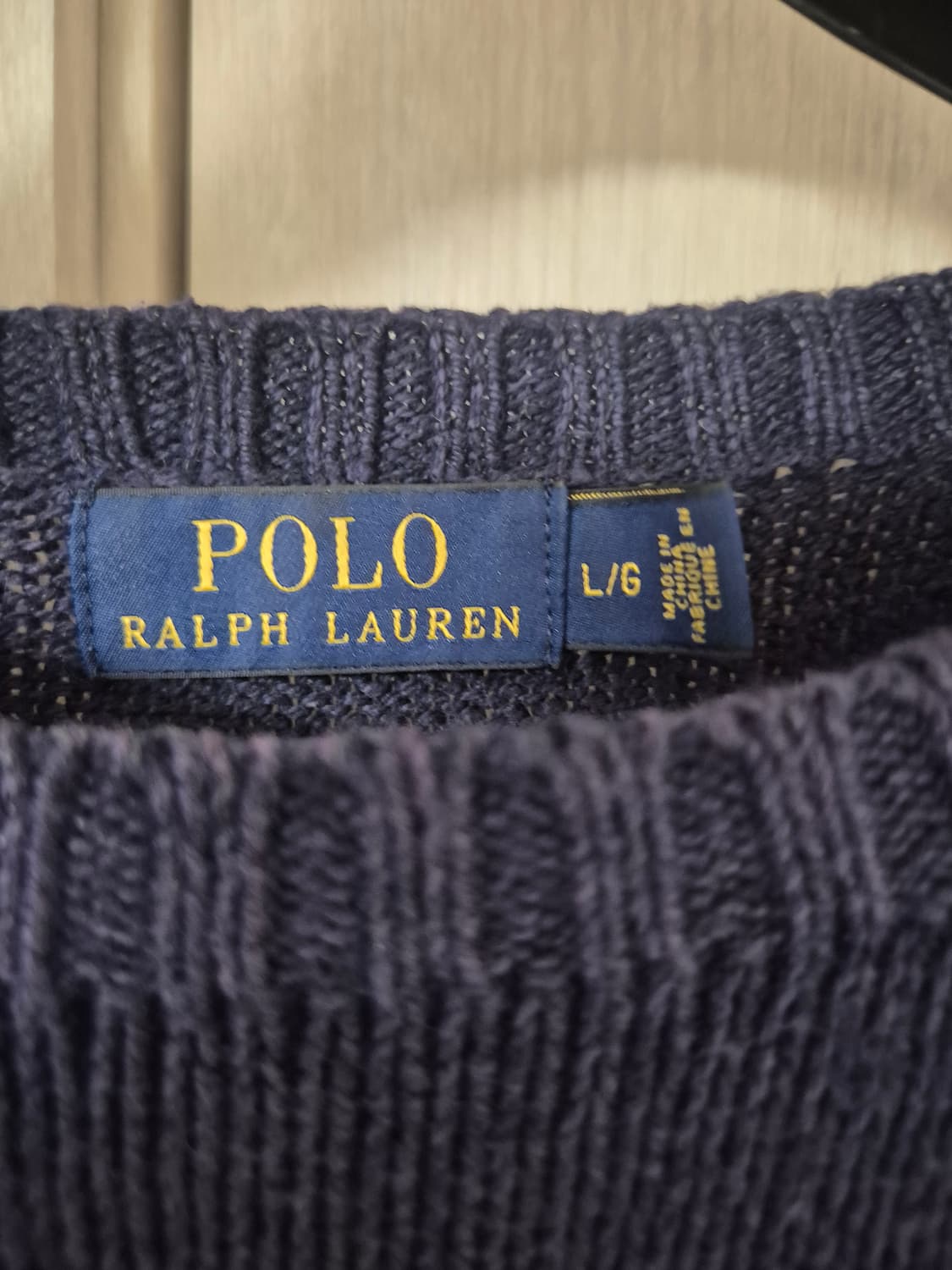폴로 베어 니트 린넨 랄프로렌 L 상품이미지7
