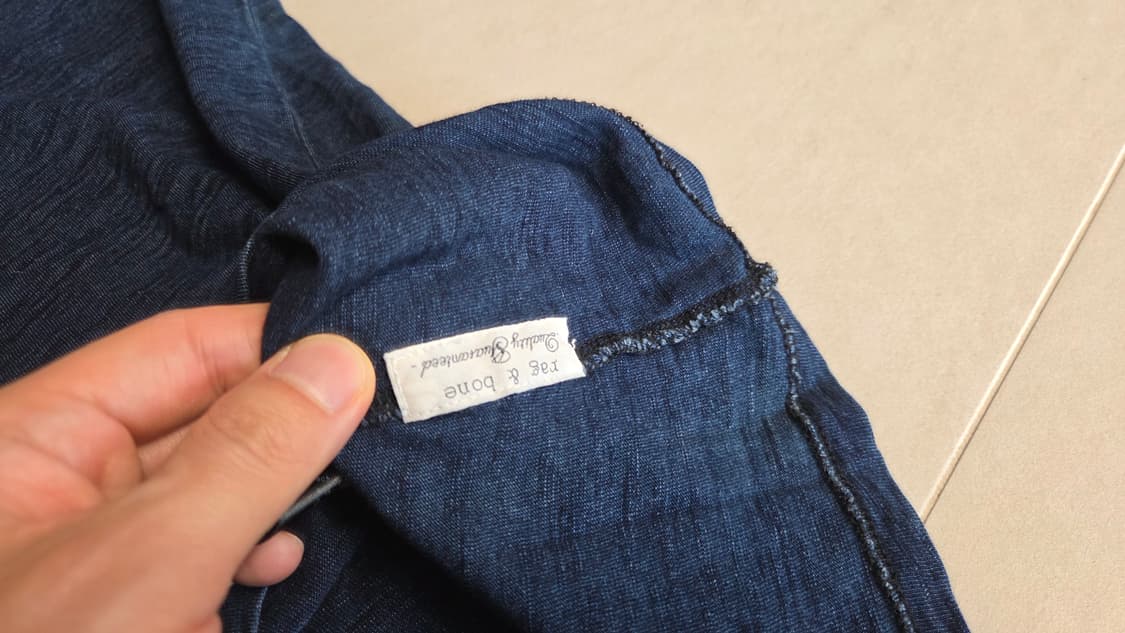 레그앤본 야자수 데님 반팔 티셔츠  상품이미지6